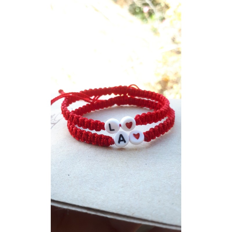 Pulsera con tu inicial
