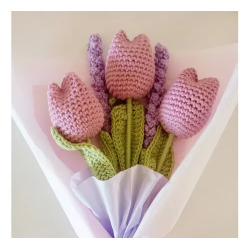 Crochet de tulipanes
