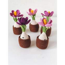 Crochet de flor de azafran